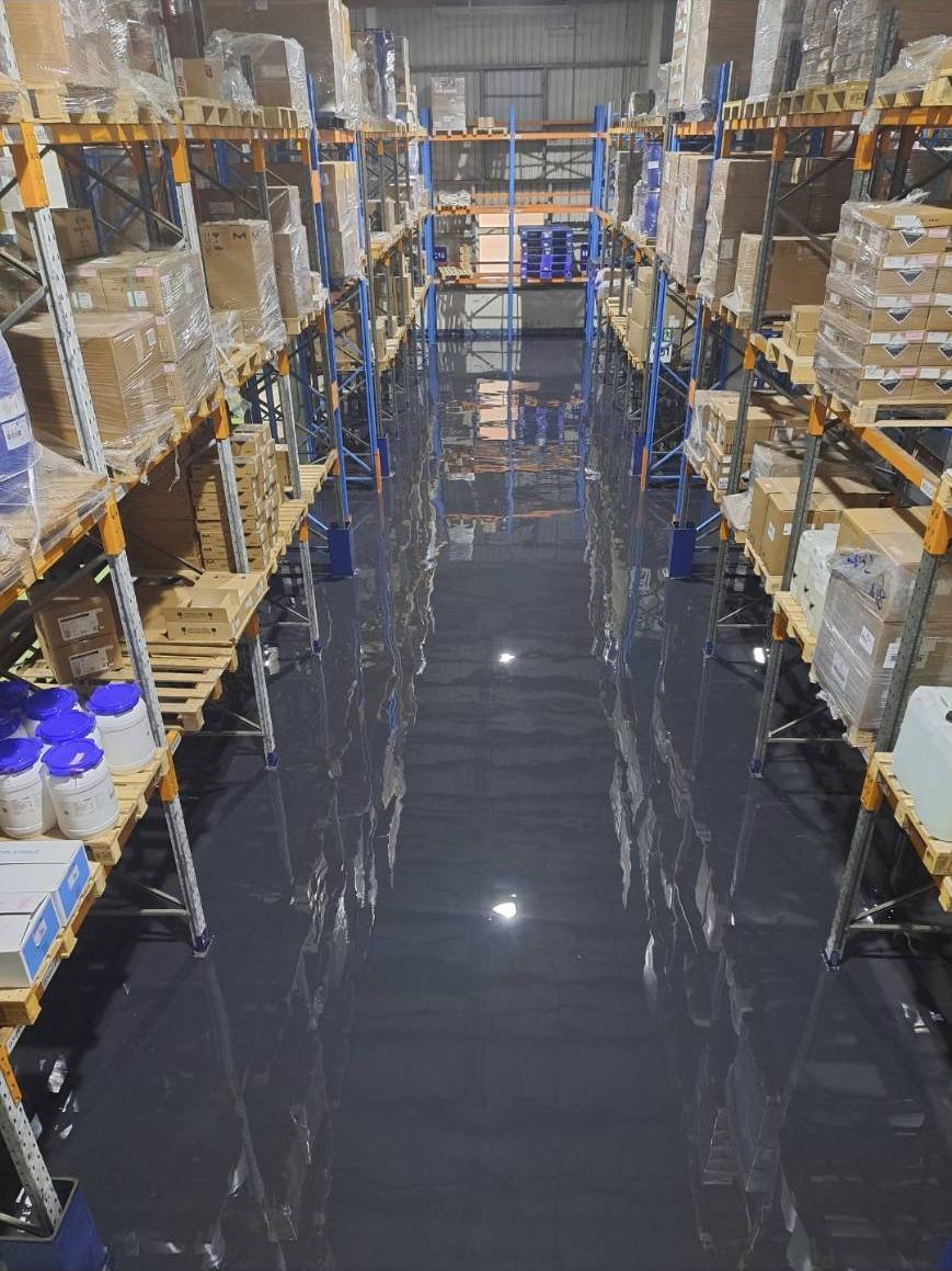 桃園倉庫Epoxy環氧樹脂地坪工程