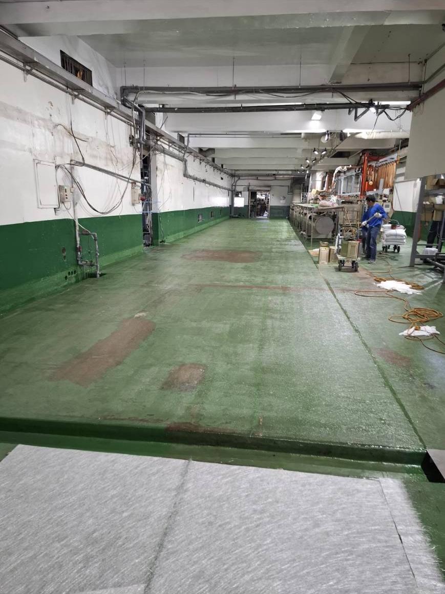 桃園耐酸鹼地坪纖維鋪設